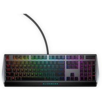 Teclado Mecânico Gamer Dell Alienware AW510K, RGB, Switch Cherry MX Red, Anti-Ghosting, US, Preto - 580-BBFC