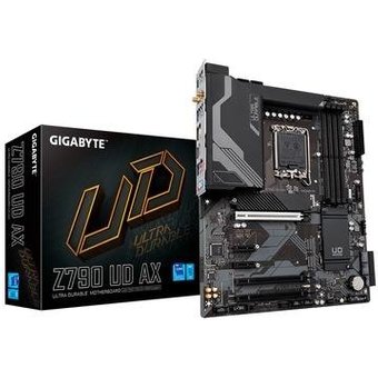 Placa-Mãe Gigabyte Z790 UD AX, Intel LGA 1700, ATX, DDR5, Wi-Fi, Bluetooth, Preto - Z790 UD AX​