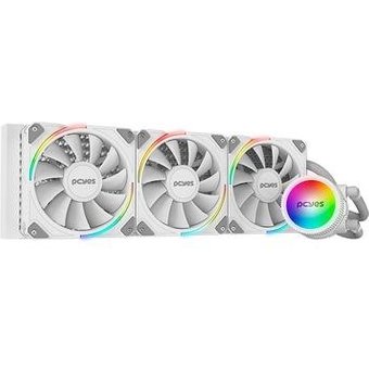 Water Cooler PCYes Sangue Frio 3, ARGB, 360mm, AMD/Intel, Branco - ARGBSF3360WGBR