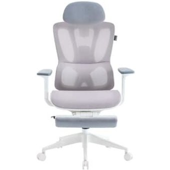 Cadeira de Escritório Ergonômica Presidente XT Racer Office X-Ultra, Cinza e Branca - XTO-110