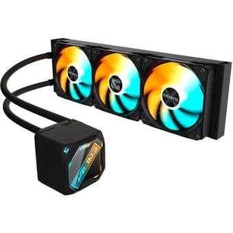 Water Cooler Gigabyte Gaming 360, ARGB, 360mm, AMD e Intel, Preto - GP-GIGABYTE GME 360