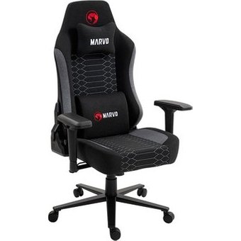 Cadeira Gamer Marvo CH-178, Até 150 Kg, Cinza - MARVO CH-178 gaming chair - Grey
