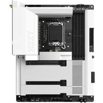 Placa Mãe Gaming NZXT N7 Z890, Intel Z890, LGA 1851, ATX, DDR5, com Wi-Fi e Cover, Branca - N7-Z89XT-W1