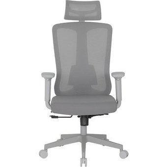 Cadeira de Escritório Ergonômica DT3 Maya Grey Frame, Até 120Kg, Reclinável, Malha e Tecido, Cinza Claro - 14672-0