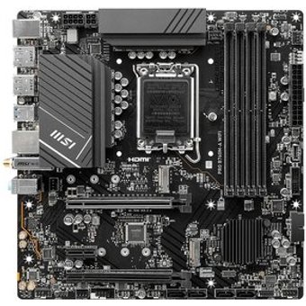 Placa-Mãe MSI PRO B760M-A WIFI, Intel, LGA 1700, Micro-ATX, DDR5, Wi-Fi - PROB760MAWIFI