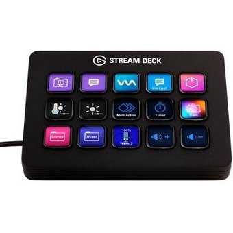 Mesa controladora Streaming Elgato Stream Deck MK.2, 15 teclas LCD, USB - 10GBA9901
