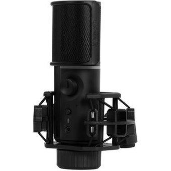 Microfone Condensador Gamer Streamplify, RGB, Braço Flexível, Preto - 75666