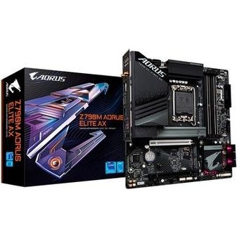 Placa-Mãe Gigabyte Z790M Aorus Elite AX, Intel, ATX, DDR5, Wi-Fi, Bluetooth, Preto - Z790M AORUS ELITE AX