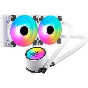 Water Cooler Segotep Beiced, ARGB, 240mm, AMD/Intel, Branco - SEG-WC-BEL360W-WW