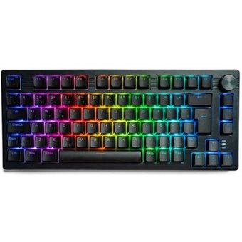 Teclado Sem Fio Mecânico Gamer Husky Nomadic, RGB, Switch Gateron G Pro Brown, Bluetooth, ABNT2, Preto - HTG800PTMA