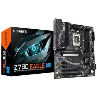 Placa-Mãe Gigabyte Z790 EAGLE, Intel, ATX, DDR5, RGB, Preto - Z790 EAGLE