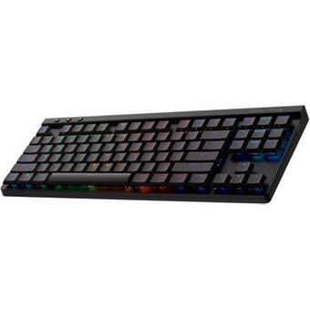 Teclado Sem Fio Mecânico Gamer Logitech G515, RGB, Bluetooth, com Design TKL,Tecnologia Lightspeed, Preto - 920-012423