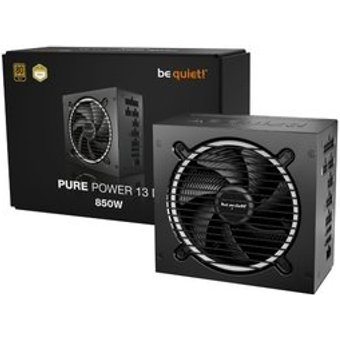 Fonte Be Quiet! PURE POWER 13M 850W, 80 Plus GOLD, ATX 3.1, PCIe 5.1, Full Modular, Preto - BP027U2