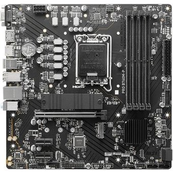 Placa-Mãe MSI PRO B760M-P, Intel, LGA 1700, Micro-ATX, DDR5 - PROB760P