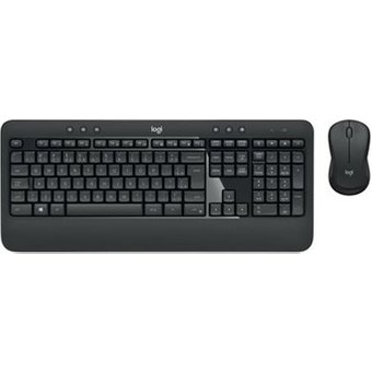 Teclado e Mouse Logitech MK540 Advanced Sem Fio Multimídia Tecnologia Unifying Cinza ABNT2 - 920-008674
