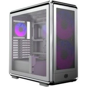 Gabinete Gamer Cooler Master MasterFrame 600 Mesh ARGB, Mid Tower, E-ATX, Lateral em Vidro, 2x FAN ARGB, 1x FAN ARGB, Prata - MF600M-SGNN-S01