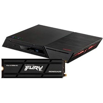 Kit Storage Asustor NAS Flashstor 12 Pro FS6712X + SSD Kingston Fury Renegade, 1TB, M.2 2280