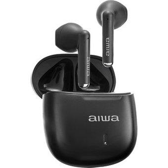 Fone de Ouvido TWS AIWA AWS-EB-05-B, Bluetooth, Estojo de Recarga, Microfone, Preto - AWS-EB-05-B