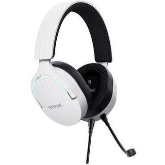Headset Gamer GXTrust 490W Fayzo 7.1 Surround, RGB, Setup White, Branco - 25302