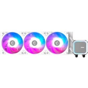 Water Cooler MSI MAG Coreliquid A13, ARGB, 360mm, Intel e AMD, Branco - MAG CORELIQUID A13 360 WHITE