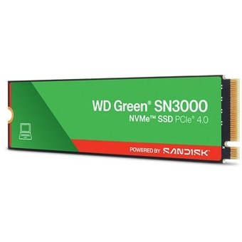 SSD SanDisk SN3000, 500GB, M.2 2280, PCIe 4.0 x4, NVMe, Leitura: 5000 MB/s, Gravação: 4100 MB/s - WDS500G4G0E