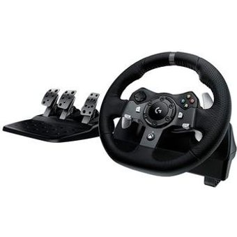 Volante Logitech G920 Driving Force para Xbox Series X|S, Xbox One e PC - 941-000122