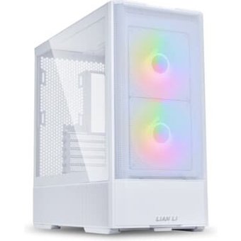 Gabinete Gamer Lian Li Lancool 207 RW, Mid Tower, ATX, ARGB, Lateral em Vidro Temperado, 4x FANs, Branco - LAN207RW
