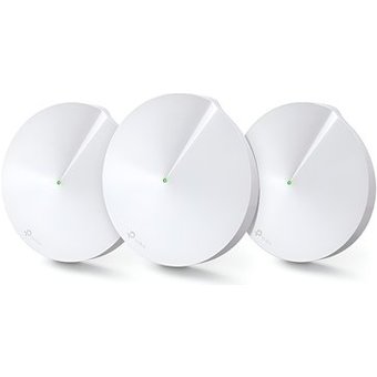 Roteador TP-Link Deco M5, Gigabit Ethernet, AC1300, 10/100/1000MBbs, Dual Band 2.4/5GHz, 4 Antenas, Branco - 3 Unidades