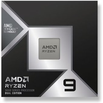 Processador AMD Ryzen 9 9950X3D2, 4.3GHz (5.7GHz Max Turbo), Cache 144MB, 16 Núcleos, 32 Threads, AM5, Com Vídeo Integrado - 100-100001978WOF