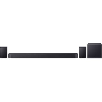 Soundbar Samsung Série Q HW-Q990H, Bluetooth, 656W, com Subwoofer Sem Fio, 11.1.4 Canais, Dolby Atmos, Preto - HWQ990HZD
