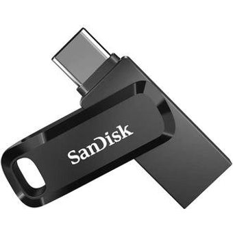 Pen Drive 128GB SanDisk Ultra Dual Drive Go, USB-A/C 3.2, Leitura de 400MB/s, Preto - SDDDC3-128G-G46
