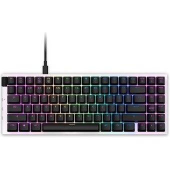 Teclado NZXT Function Mini TKL, RGB, Switch Red, Anti-Ghosting, US, Branco - KB-175US-WR