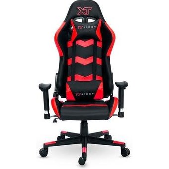 Cadeira Gamer XT Racer Speed Series, Até 120kg, Com Almofadas, Reclinável, Descanso de Braço 2D, Preto e Vermelho - XTS140