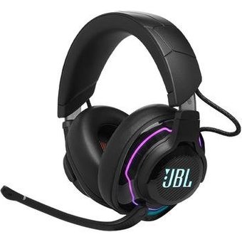 Headset Gamer Sem Fio JBL Quantum 910 Wireless RGB, Hi-Res e ANC, PS5 e PC, Preto - JBLQ910WLBLK
