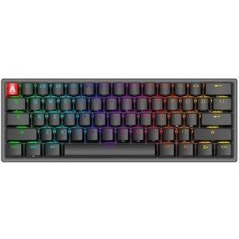 Teclado Mecânico Gamer AOC AGK600, RGB, Cherry MX Switch Red, Layout 60%, US, - AGK600BR/FG