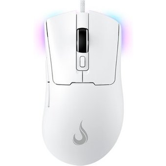 Mouse Gamer Rise Mode G1 Pro White RGB, 12000 DPI, 7 Botões, Branco - RM-MG-01-FW
