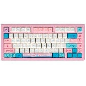 Teclado Gamer Akko ACR PRO, Switch Cream Yellow, V3 PRO, Rosa