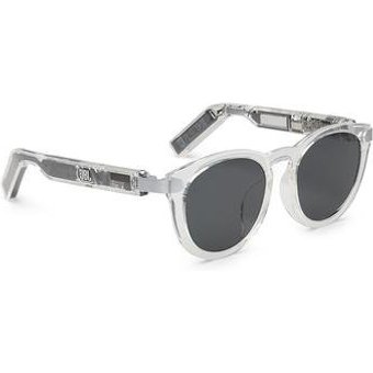 Óculos de Sol com Som Bluetooth JBL Soundgear Frames Round, 2 Mics, Perolado - JBLSNDGEARFMSRPRL