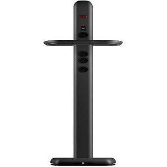Extensão Torre OCTOO Totem Elétrico com 4 Tomadas, USB e USB-C, Bandeja de apoio, Preto - 10170