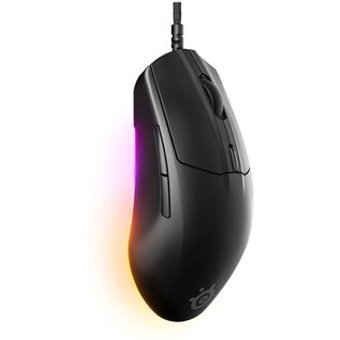 Mouse Gamer SteelSeries Rival 3 Gen 2, 8.5K DPI, RGB, Super Mesh Paracord, 60M Clicks, Preto - 62513