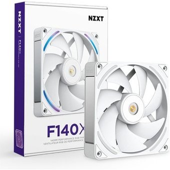 Ventoinha NZXT F140X Performance, 140mm, PWM, RGB, Branco - RF-U14PN-W1