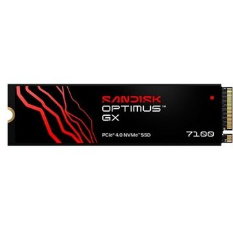 SSD SanDisk Optimus GX 7100, 1TB, M.2 2280, PCIe 4.0 x4, NVMe, Leitura: 7250 MB/s, Gravação: 6900 MB/s - SDSP71100TAN-000E0