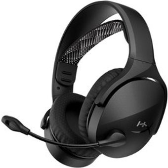 Headset Gamer Sem Fio HyperX Cloud Jet, Conexão 2.4GHz, Bluetooth, Microfone com Cancelamento de Ruído, Preto - AJ0T1AA
