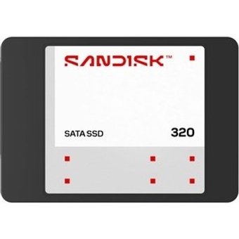 SSD SATA III SanDisk 250GB 320, Leitura 545MB/s, Preto - SDSS31250GBB-000G0