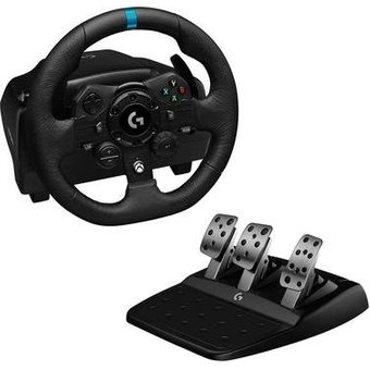 Volante Logitech G923 para Xbox Series X|S, Xbox One e PC com TRUEFORCE, Pedais Responsivos, Launch Control - 941-000157