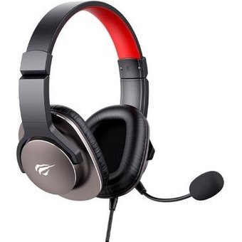 Headset Gamer Havit H2030S Gamenote, Drivers 50mm, Ergonômico, PC PS4 e Xbox, Preto e Vermelho - H2030S