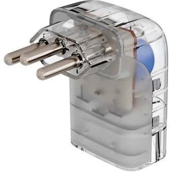 Protetor Contra Surtos Elétricos Clamper Pocket Fit 3 Pinos, Monopolar, 20A, Bivolt, Transparente - 26804