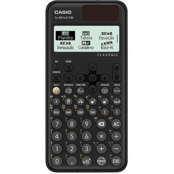 Calculadora Científica Casio ClassWiz, 13 Aplicativos, Alimentação Solar e Bateria - FX991LACW