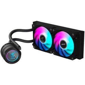 Water Cooler Gigabyte Aorus 240, RGB, 240mm, AMD/Intel, Preto - GP-AORUS WATERFORCE II 240
