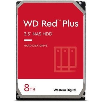 HD WD Red Plus, 8TB, 3.5", SATA - WD80EFPX